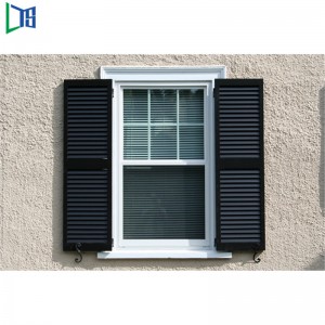 Tvrzené hliníkové ventilační okno s nastavitelnou skleněnou žaluzií s bezpečnostním okem